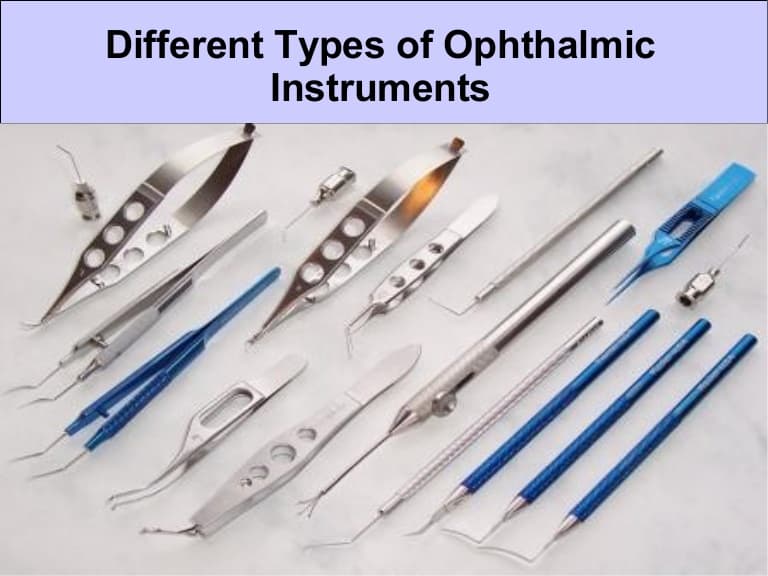 Instruments de Chirurgie ophtalmologique